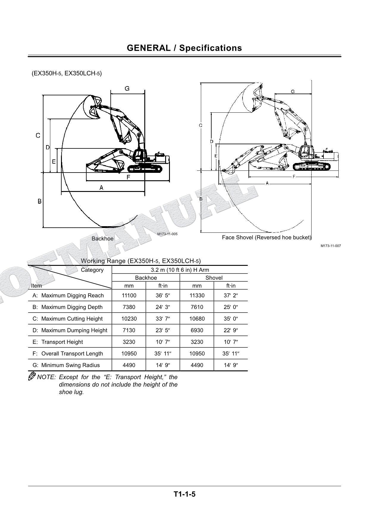 HITACHI EX300-5 EX300LC-5 EX330LC-5 EXCAVATOR Service manual Operat Principle