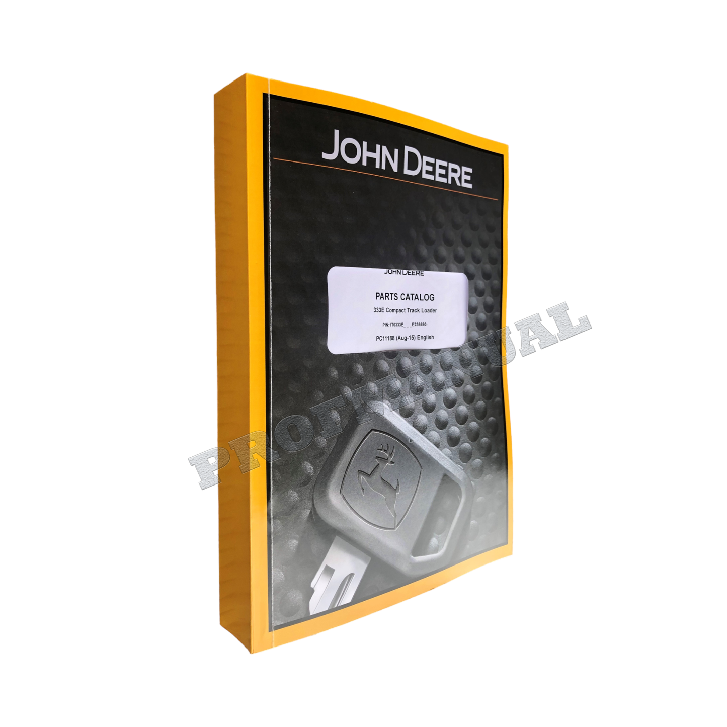 JOHN DEERE 333E KOMPAKT-RAUPENLADER – ERSATZTEILKATALOG-HANDBUCH + !BONUS! 