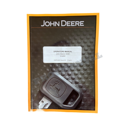 JOHN DEERE 444D LOADER OPERATORS MANUAL