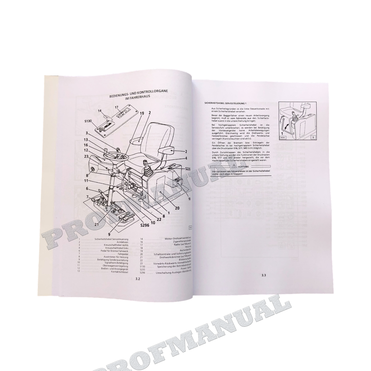 Liebherr A900 Litronic Hydraulikbagger Manuel d'instructions série 595/4001