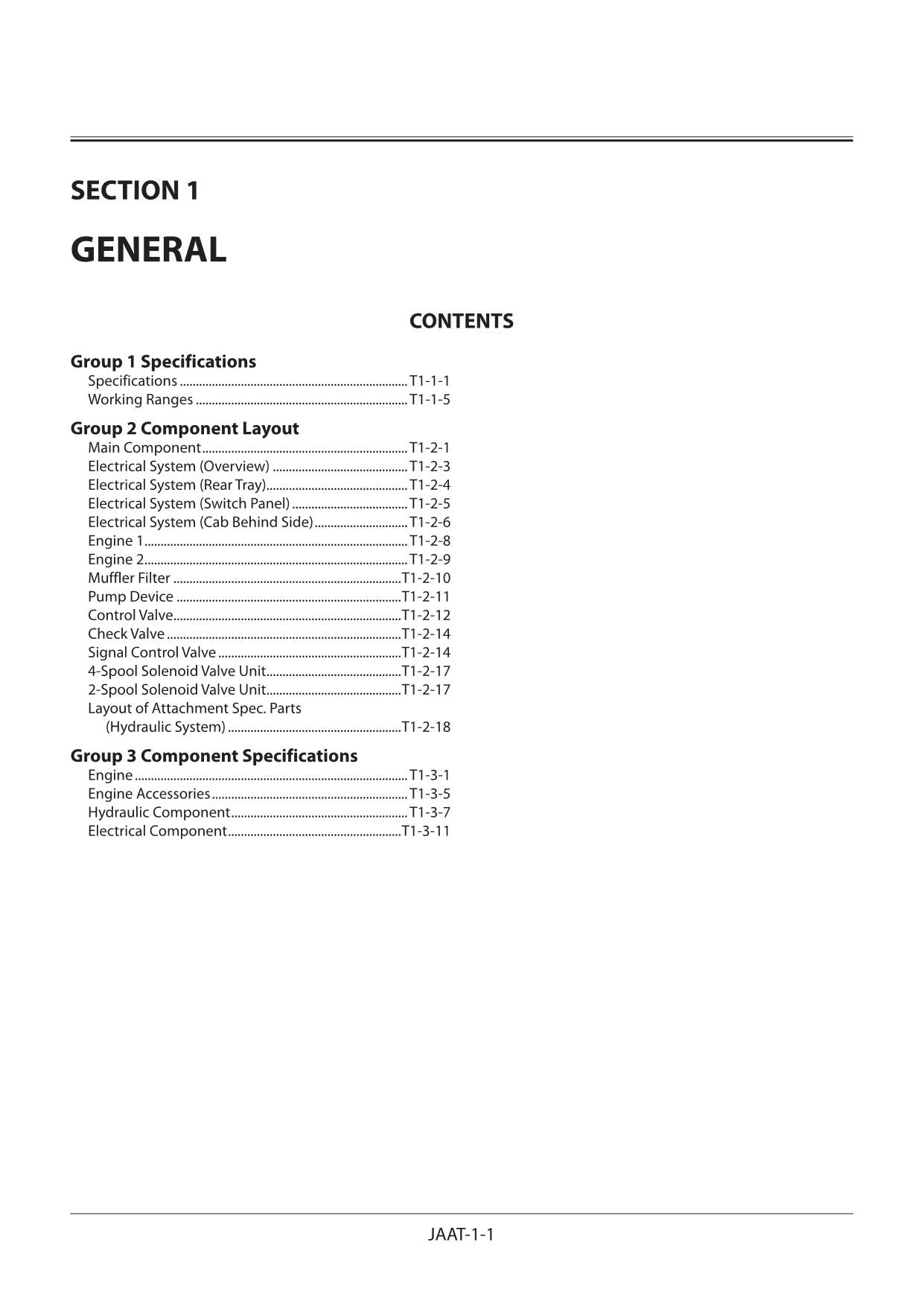 Hitachi ZX470-5B 470LC-5B 470H-5B Excavator Operational Principle Service manual