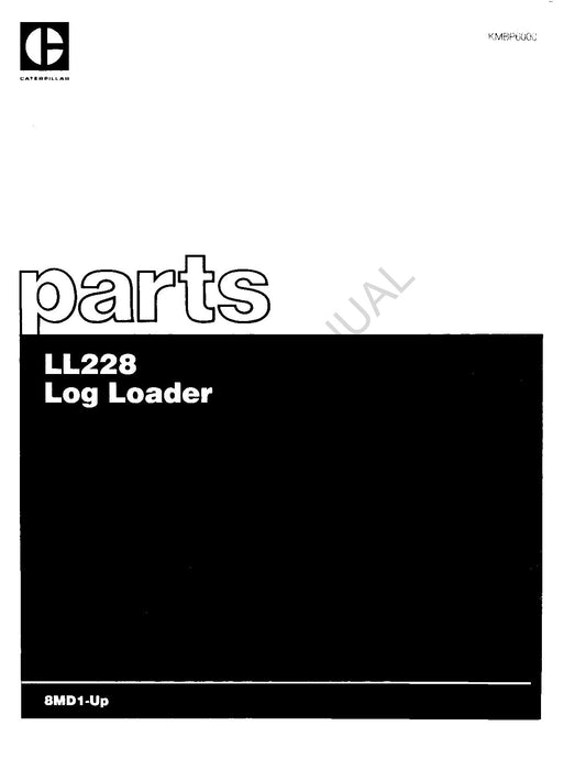 Caterpillar LL228 Log Loader Parts Parts Catalog Manual