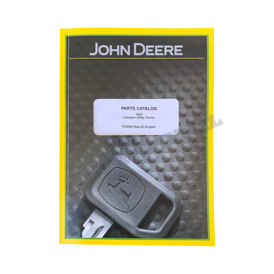 JOHN DEERE 3520 TRACTOR PARTS CATALOG MANUAL