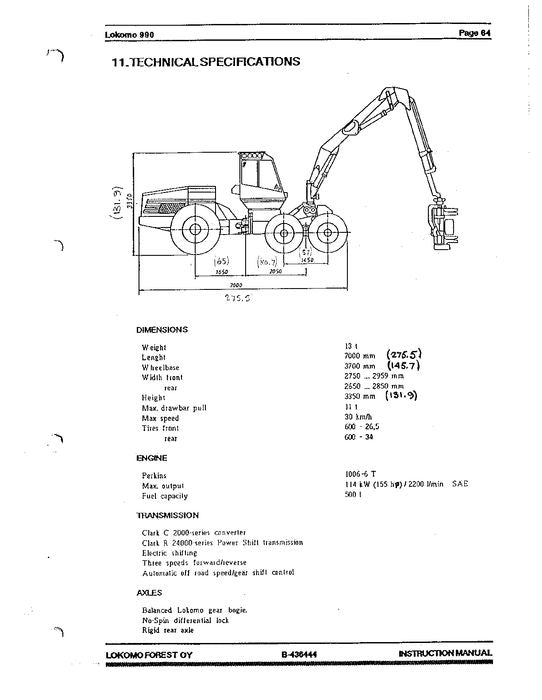 JOHN DEERE 990 RAD-ERNTEMASCHINE SERVICE-REPARATURHANDBUCH