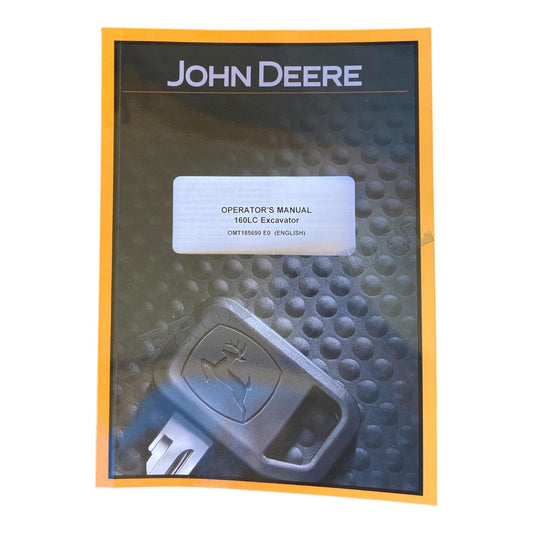 JOHN DEERE 160LC BAGGER-BETRIEBSHANDBUCH