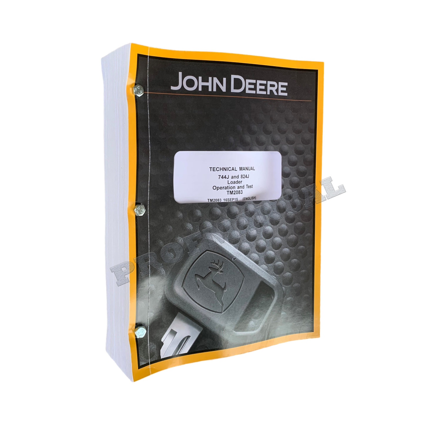 MANUEL D'ENTRETIEN ET DE TEST DE FONCTIONNEMENT DU CHARGEUR JOHN DEERE 744J 824J + !BONUS!