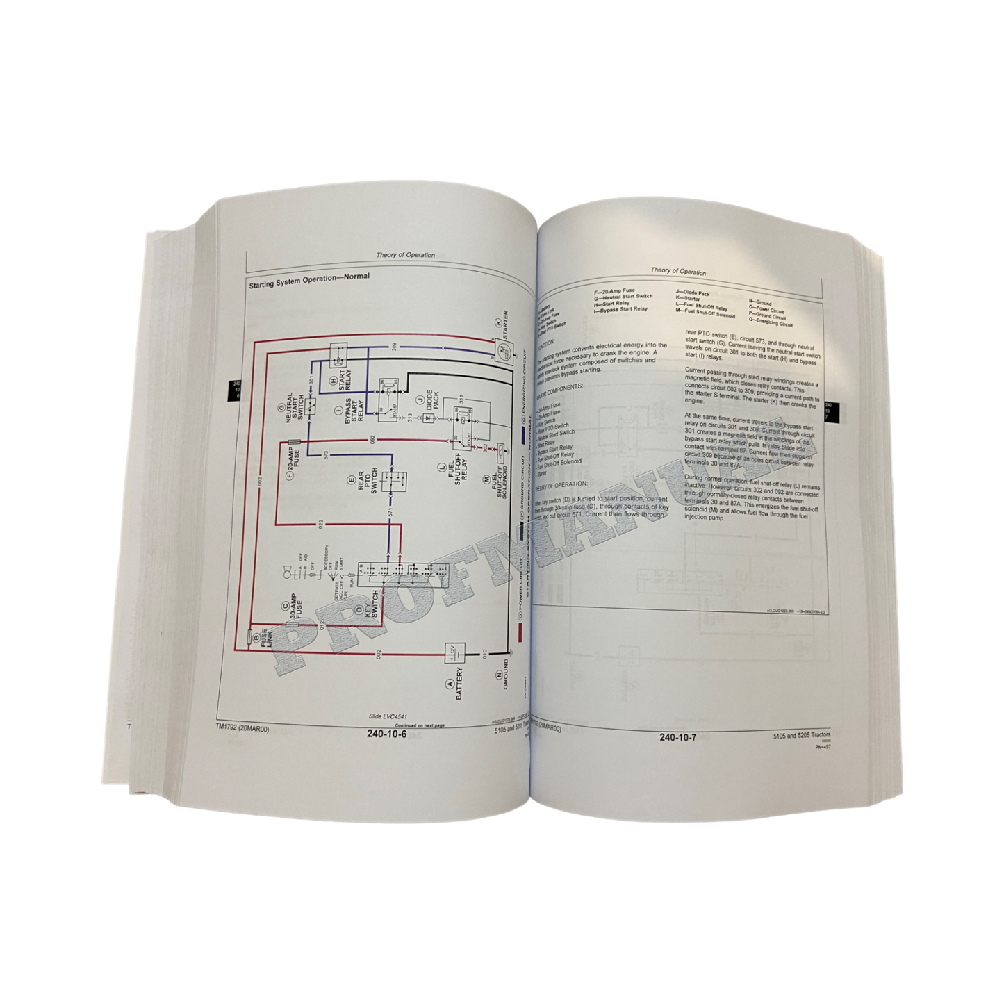 JOHN DEERE 5105 5205 TRACTOR SERVICE MANUAL + !BONUS!