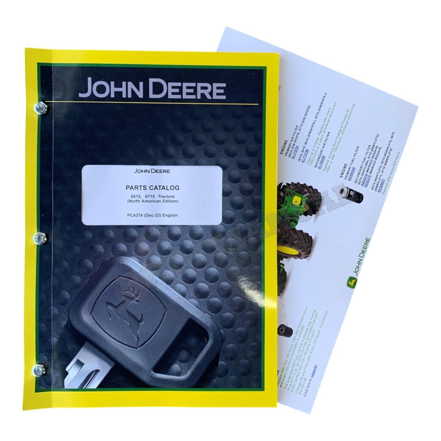 JOHN DEERE 6615 6715 TRAKTOR ERSATZTEILKATALOGHANDBUCH