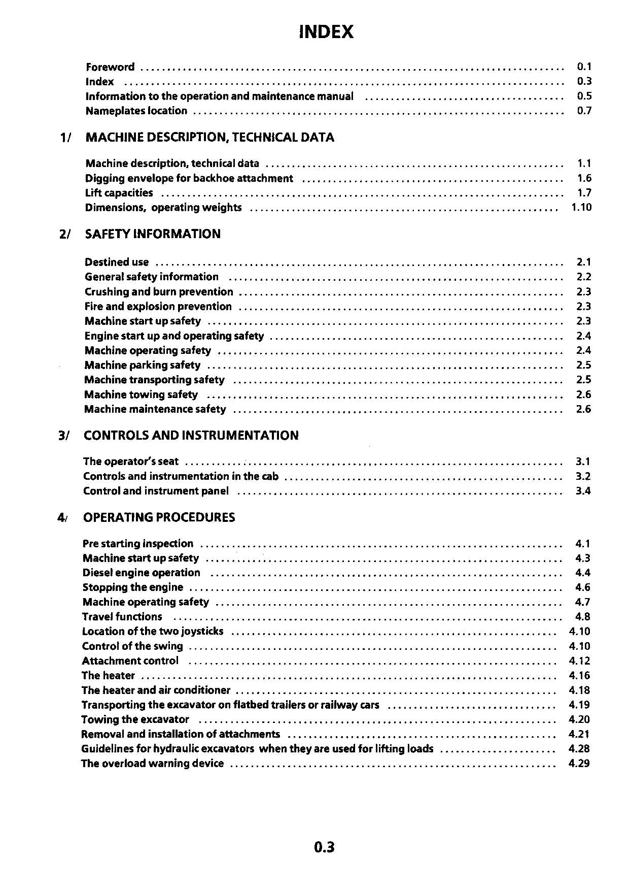 Liebherr R912 Litronic Excavator Operators manual serial 3001