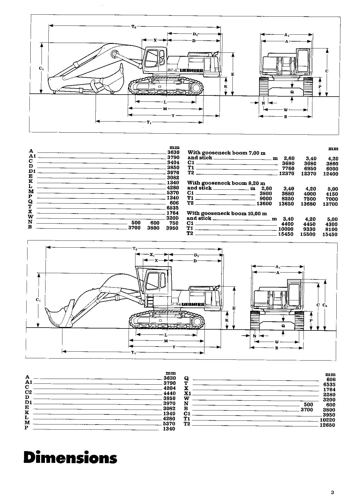 Liebherr R964 Litronic Bagger Bedienungsanleitung