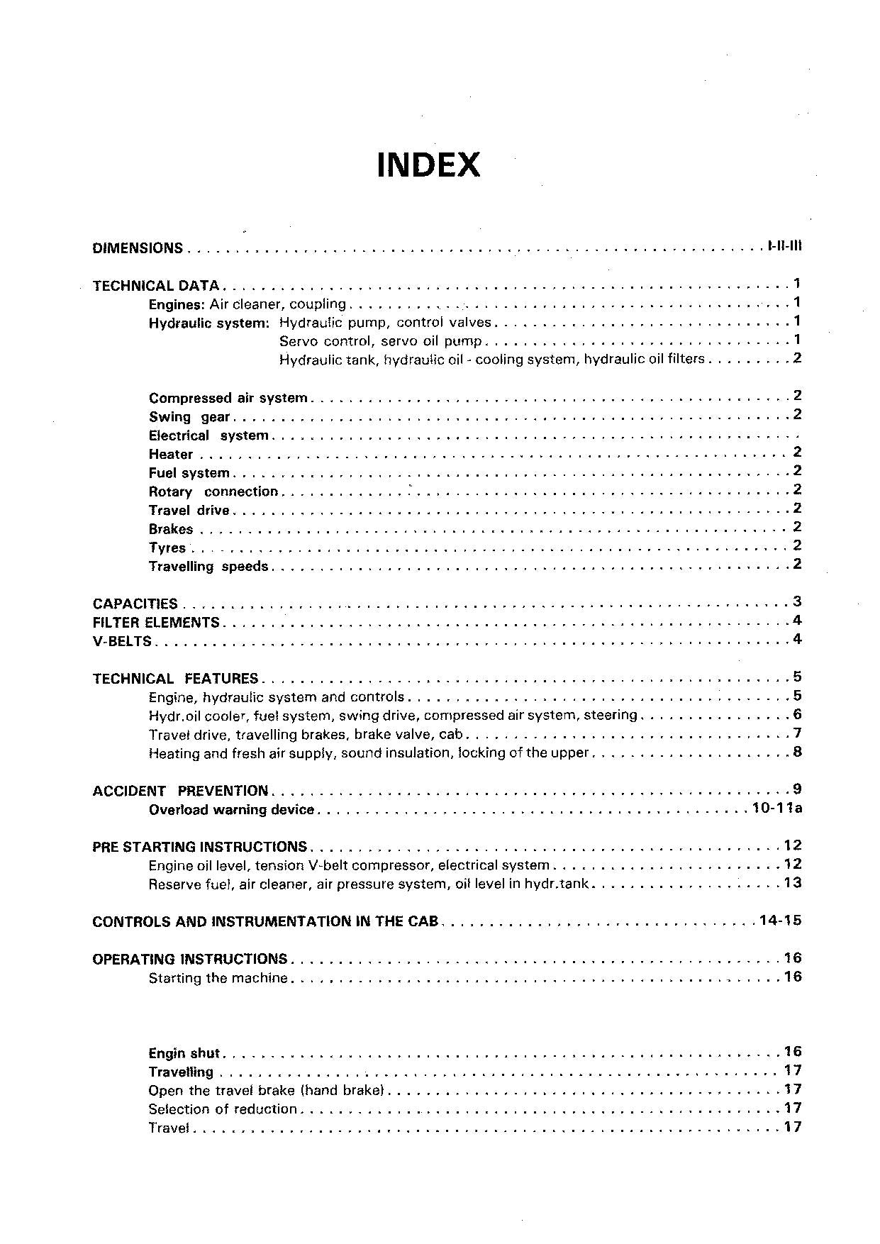 Liebherr A900 Excavator Operators manual