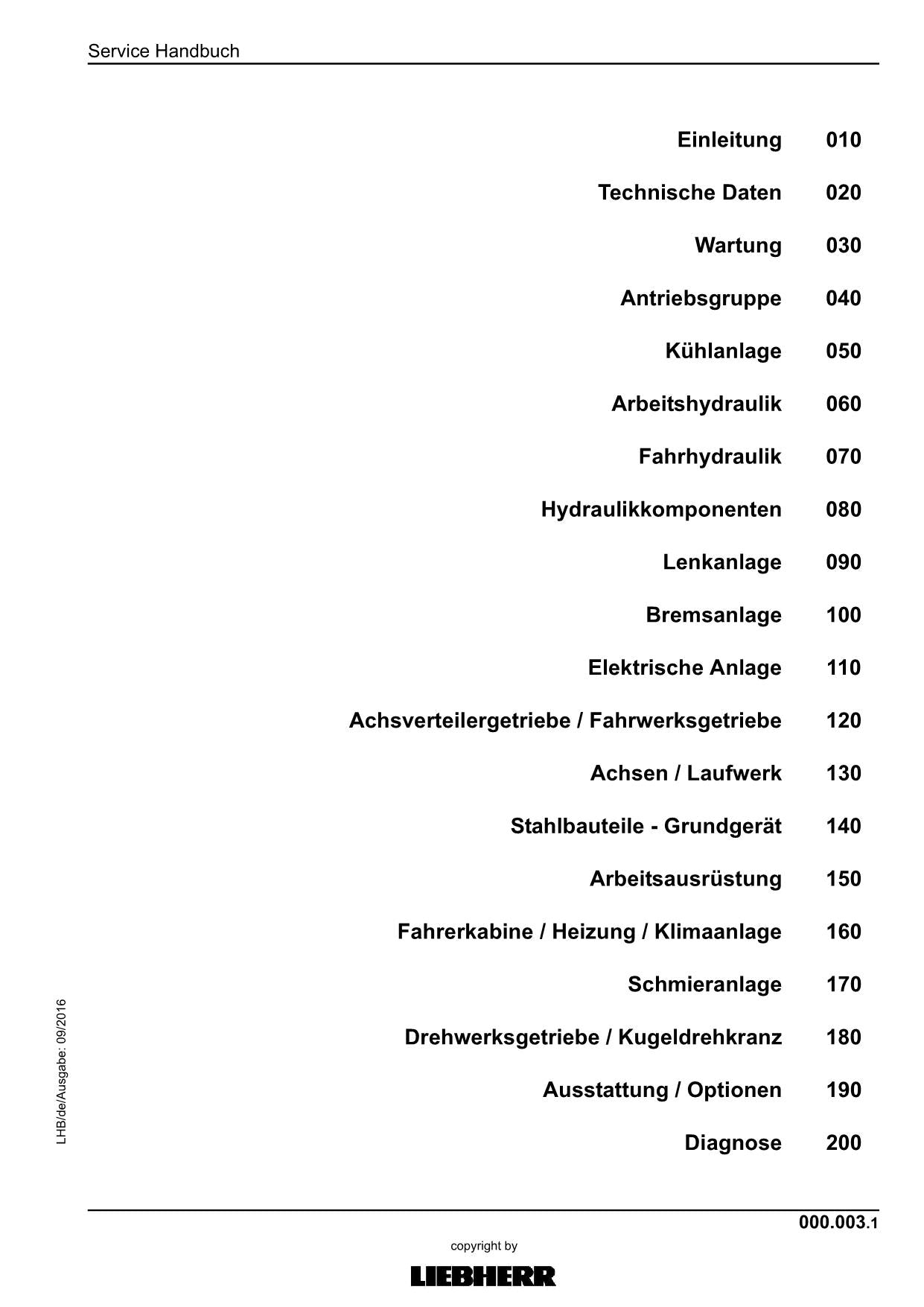 Liebherr A910 A912 A914 A918 Compact bagger Reparaturhandbuch Werkstatthandbuch