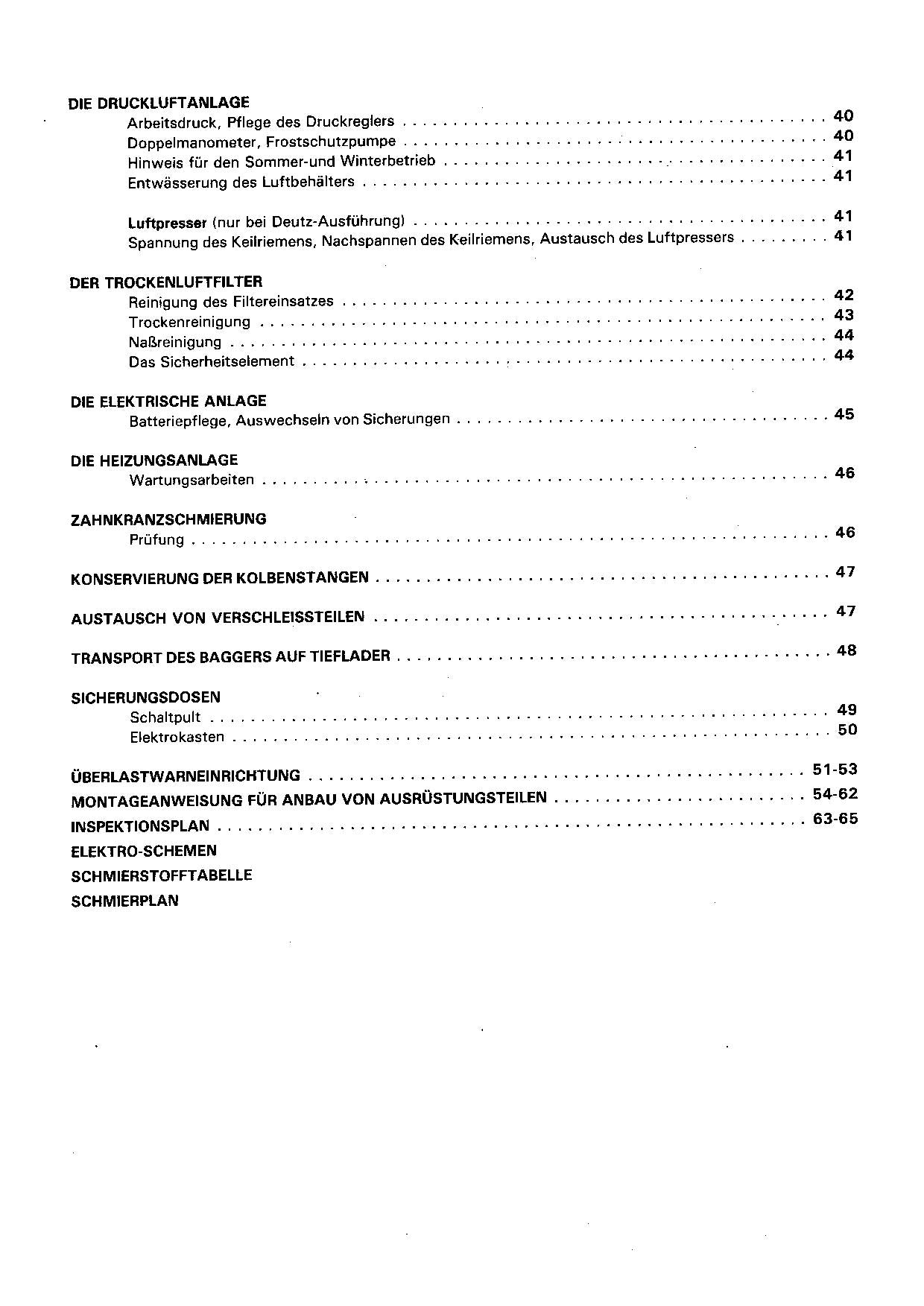 Liebherr Hydraulikbagger Betriebsanleitung Wartungsanleitung