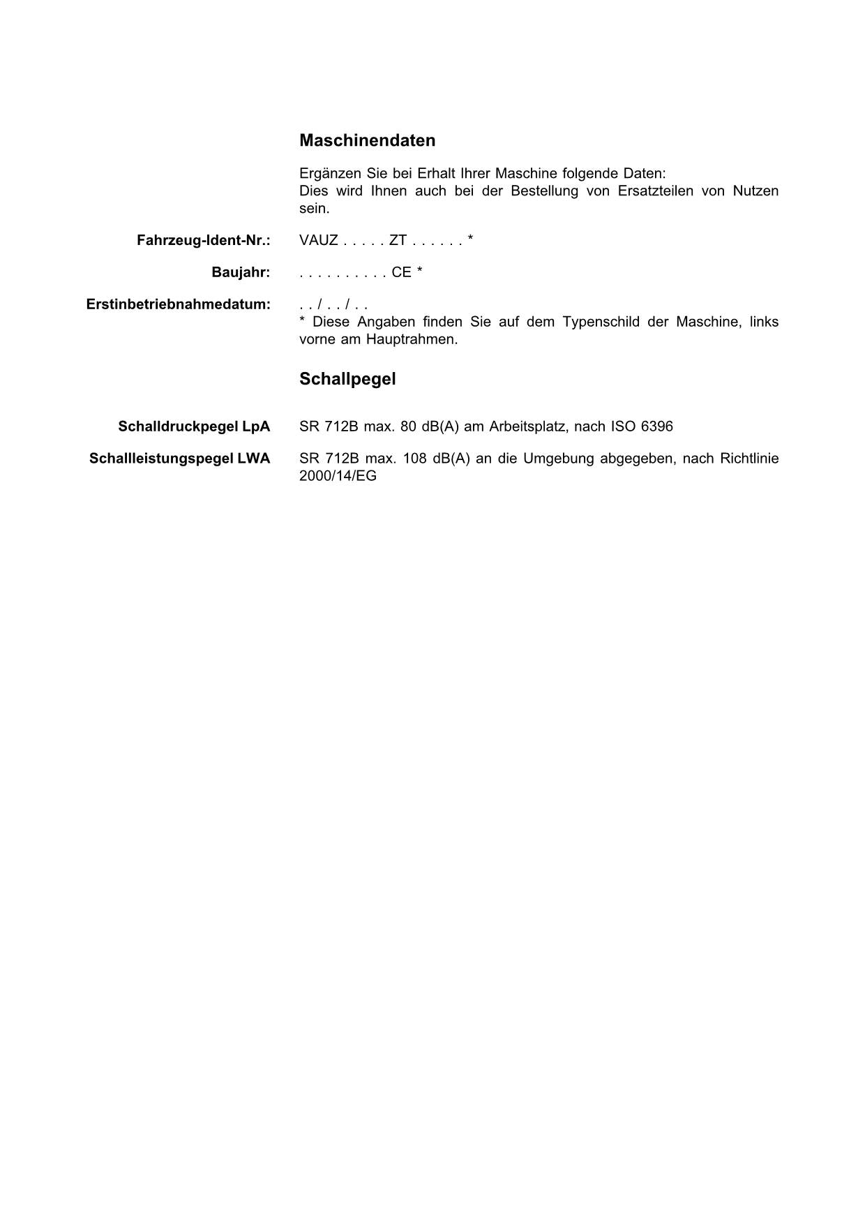 Liebherr SR712 B Litronic Schweißraupe Manuel d'instructions