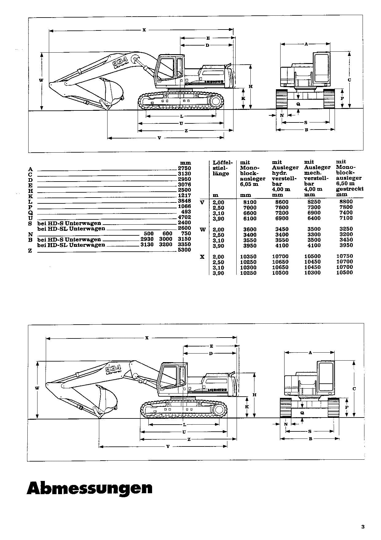 Liebherr R934 Litronic Hydraulikbagger Manuel d'instructions 8504067