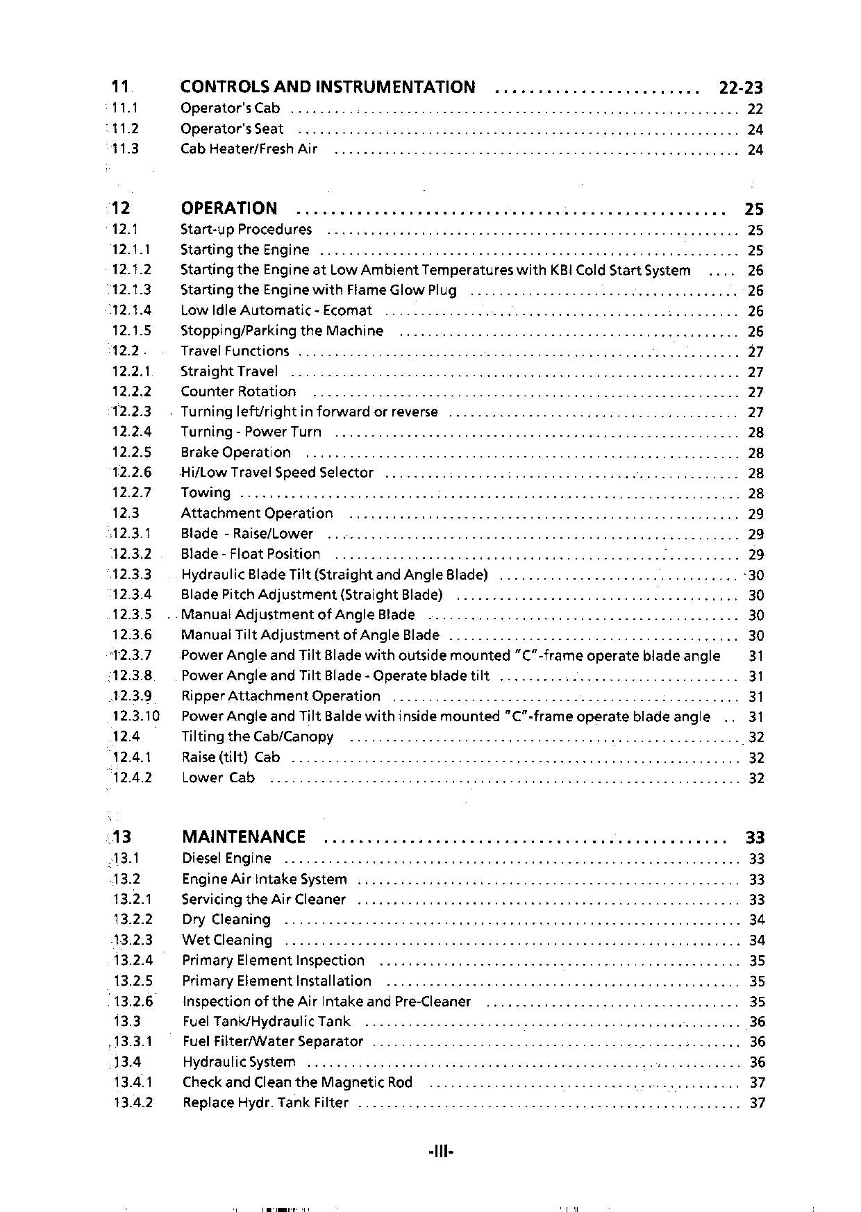 Liebherr PR711 Dozer Operators manual