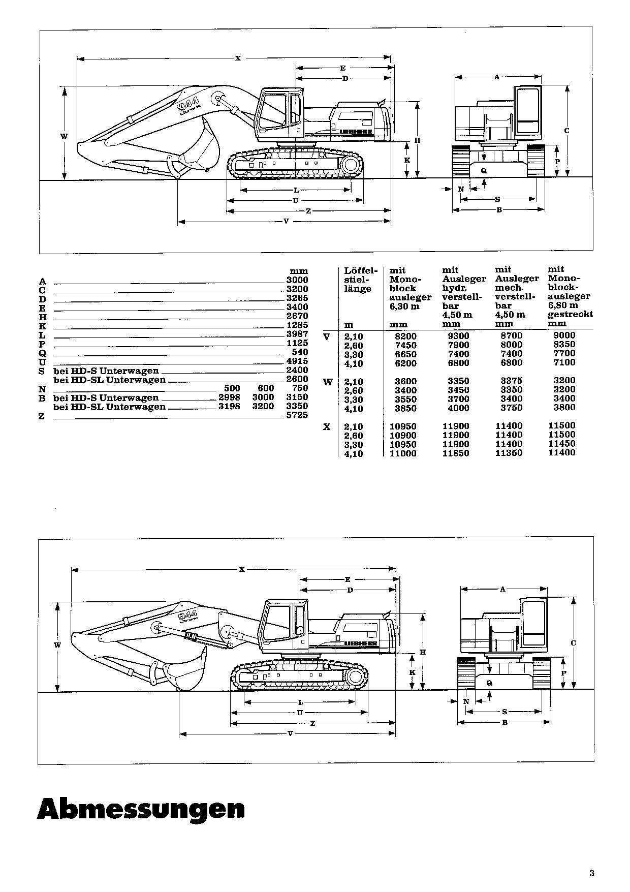 Liebherr R944 Litronic Hydraulikbagger Manuel d'instructions Manuel d'entretien