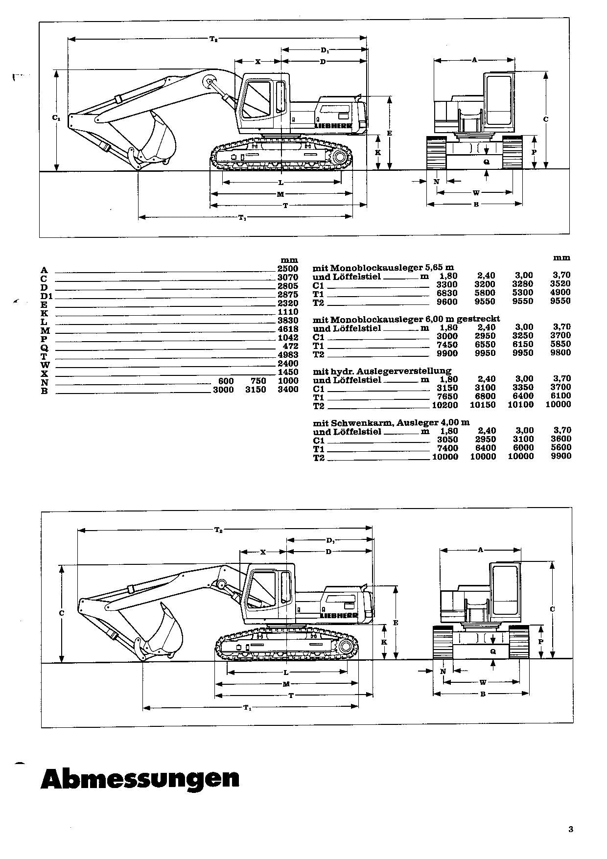 Liebherr R922 Litronic Hydraulikbagger Manuel d'instructions Manuel d'entretien