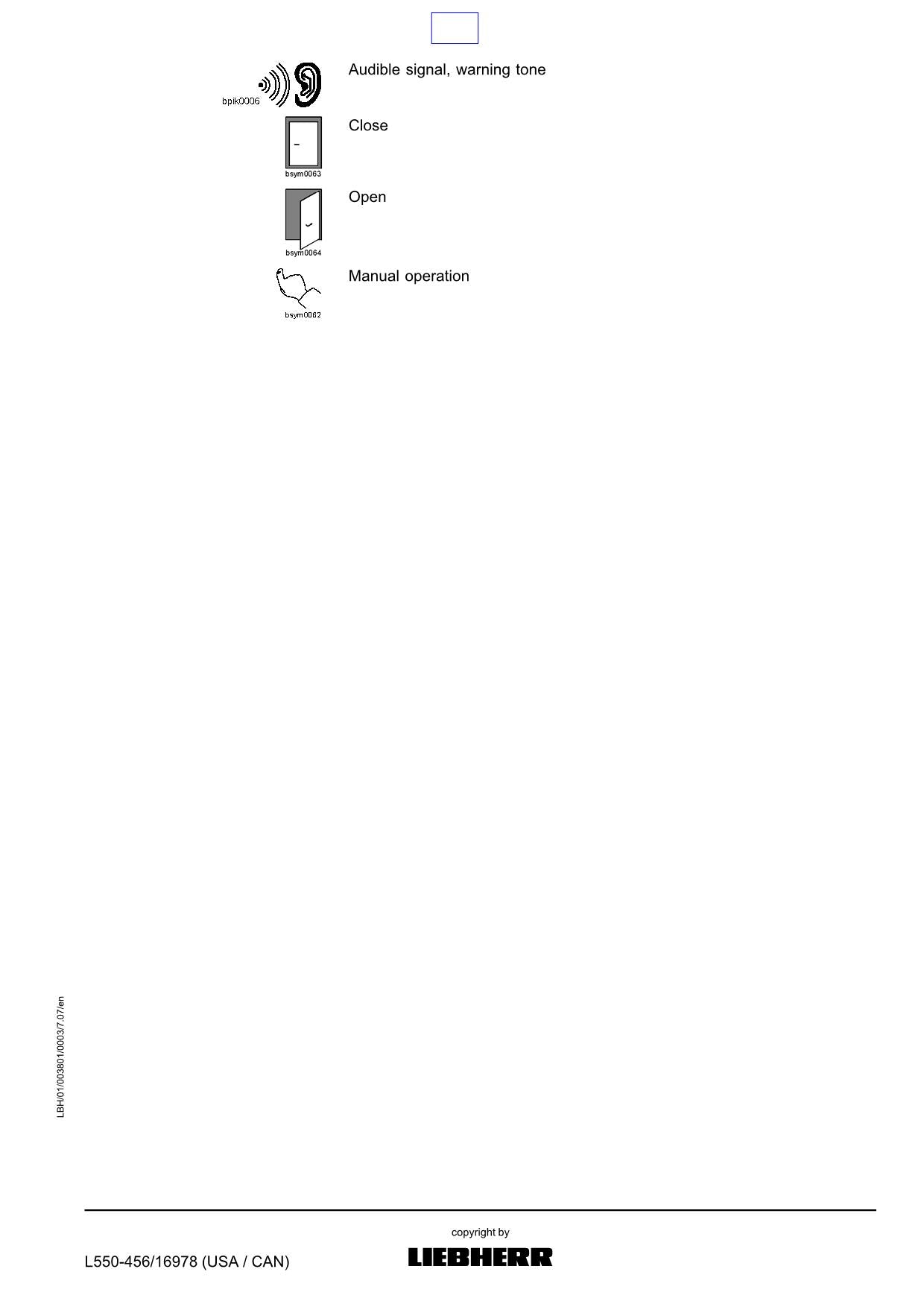 Liebherr L550 (USA CAN) 2plus2 Radlader Bedienungsanleitung