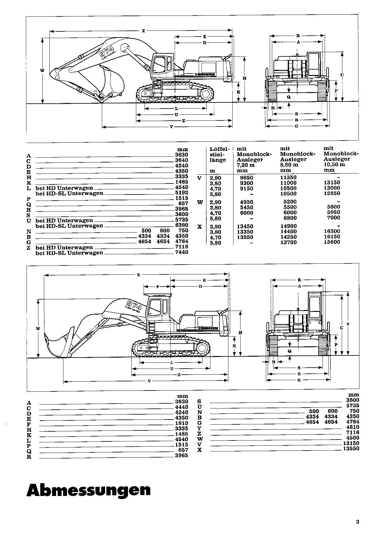 Liebherr R974 B Litronic Hydraulikbagger Betriebsanleitung Wartungsanleitung