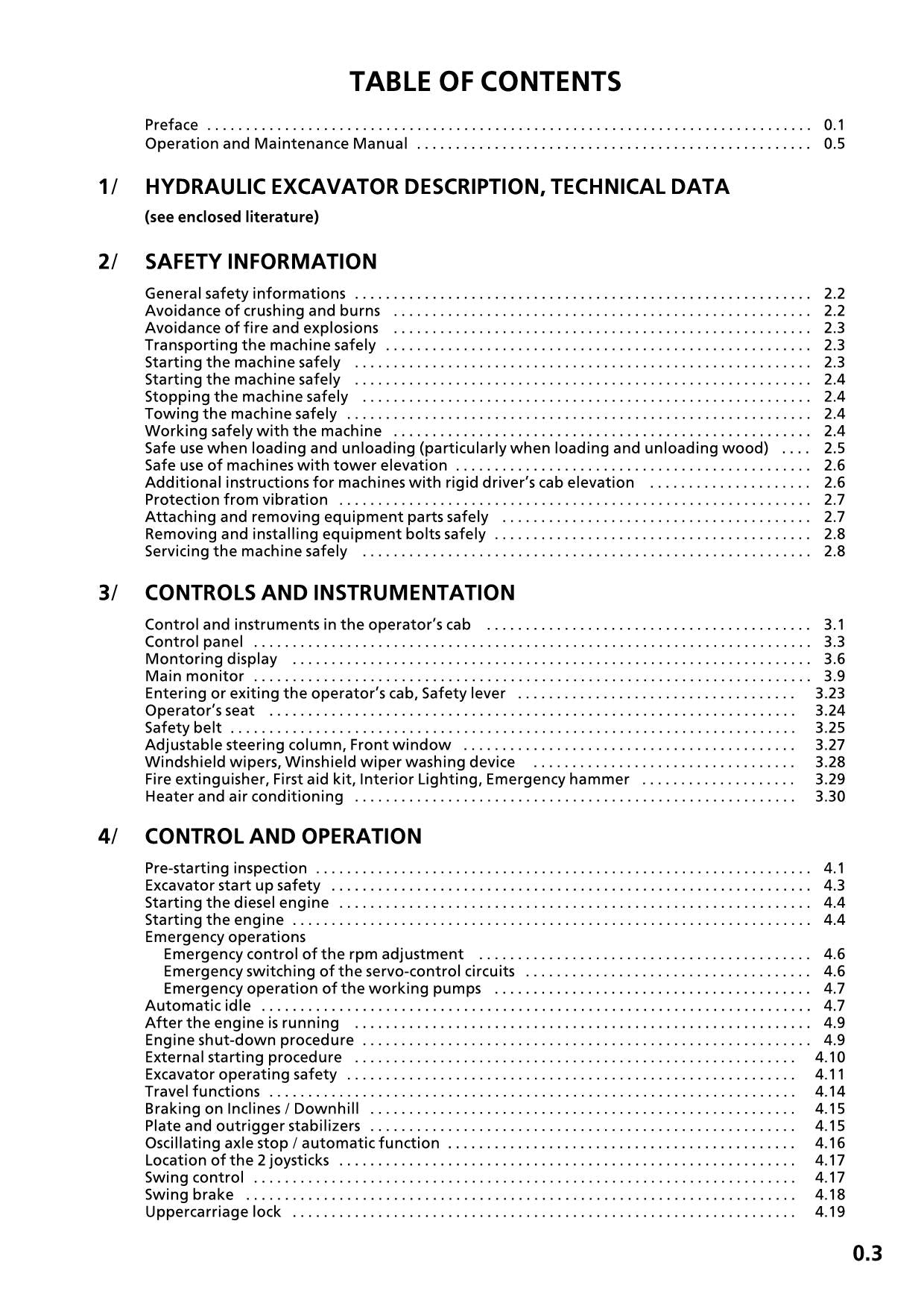 Liebherr A944 B-HD LITRONIC EXCAVATOR LOGGING MACHINE Operators manual