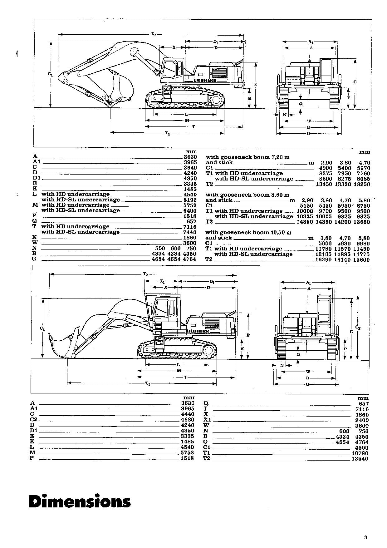 Liebherr R974 B Litronic Bagger Bedienungsanleitung Seriennummer 408/1001