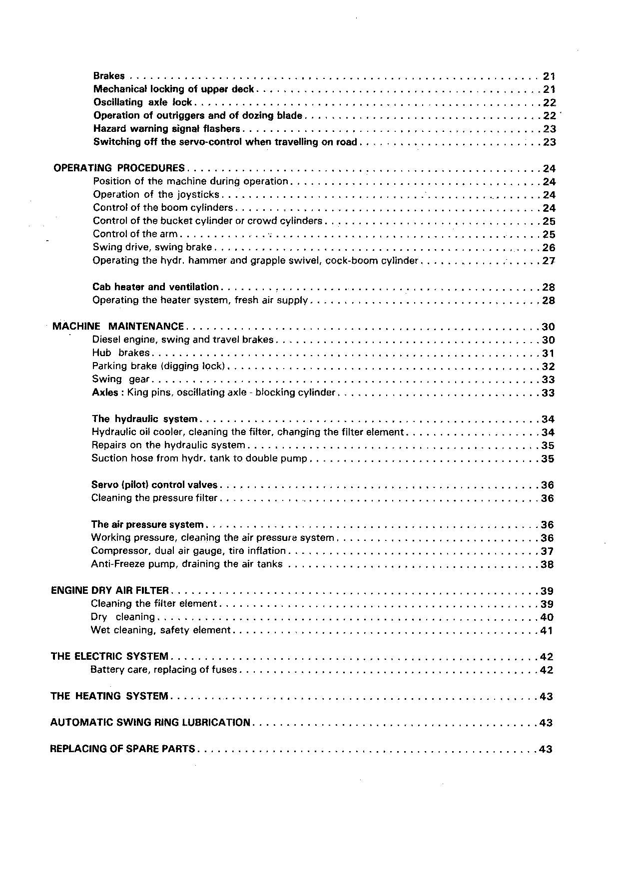 Liebherr A902 Excavator Operators manual serial 142