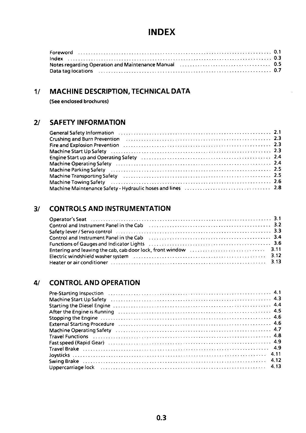 Liebherr R900 HDS Litronic Tunnel Excavator Operators manual serial 3015-8558