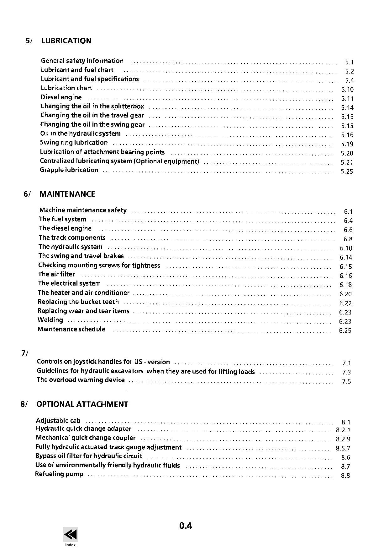 Liebherr R934 B Litronic Excavator Operators manual serial 16190