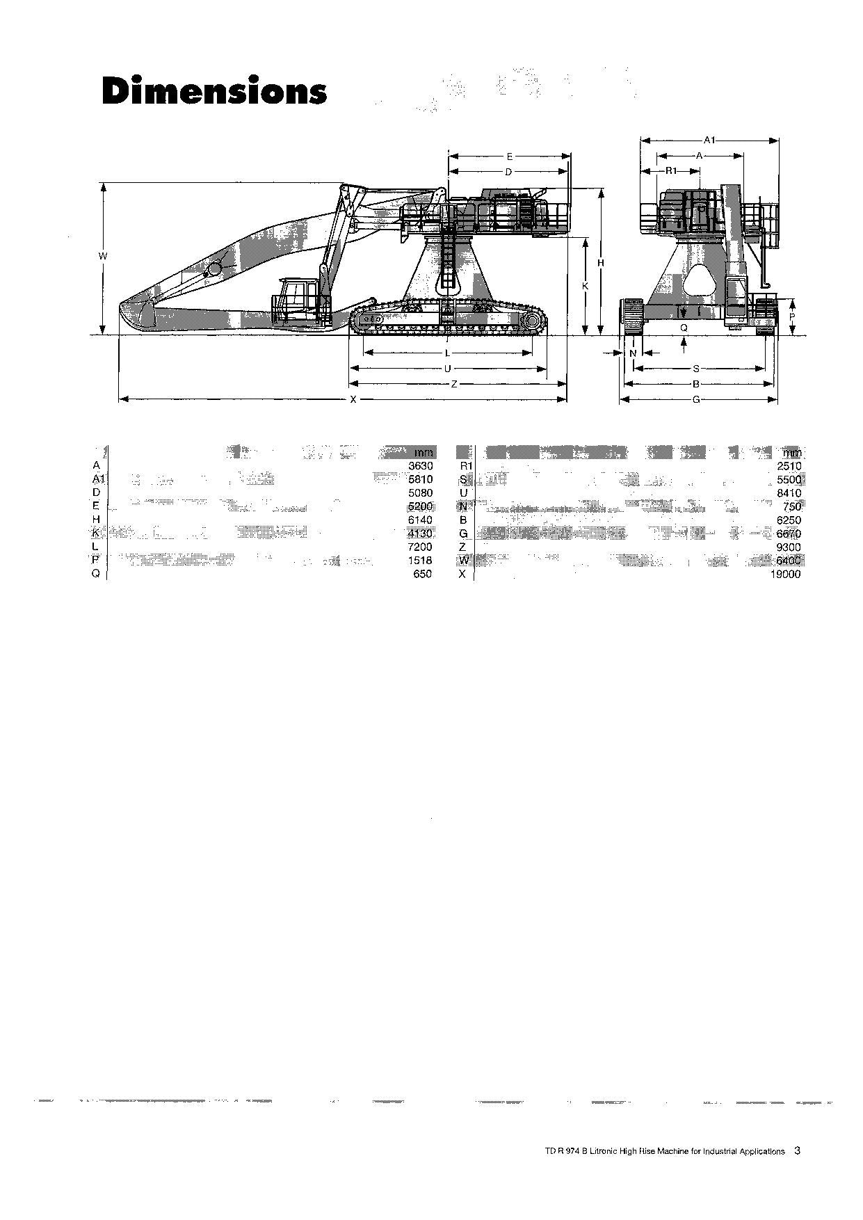 Liebherr A974 B LITRONIC Hydraulikbagger Betriebsanleitung Wartungsanleitung