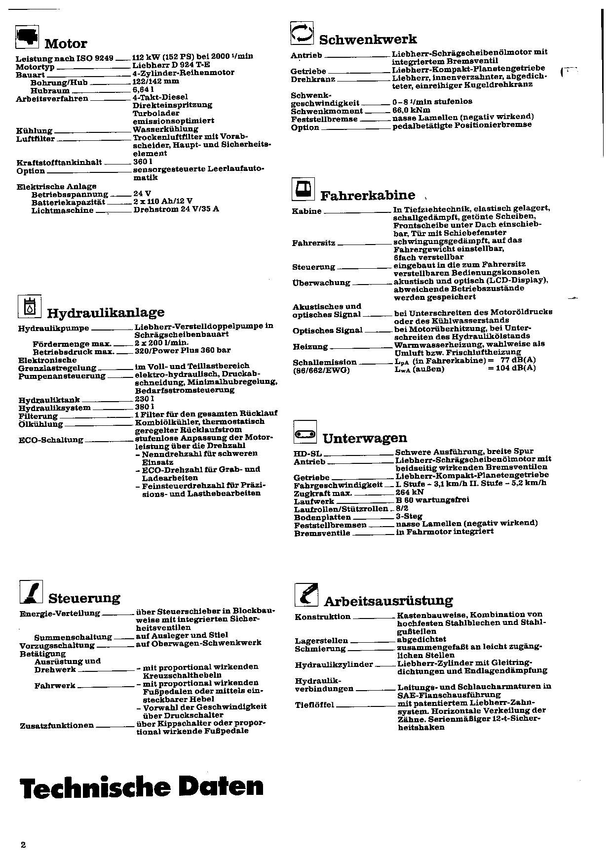 Liebherr R922 Litronic Hydraulikbagger Manuel d'instructions Manuel d'entretien