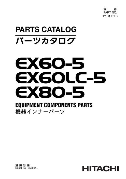 Ersatzteilkatalog für Hitachi-Bagger EX80-5