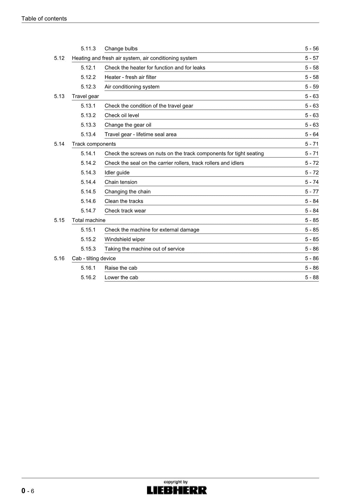 Liebherr SR 712 B Litronic dozer Operators manual