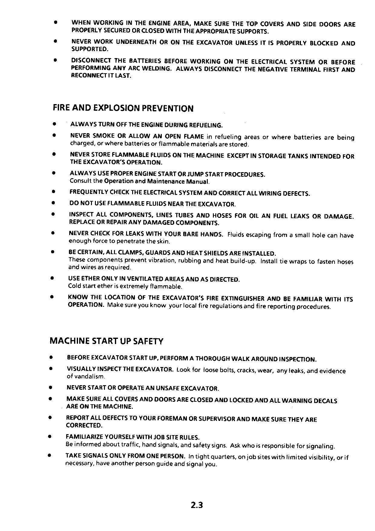 Liebherr R952 Excavator Operators manual