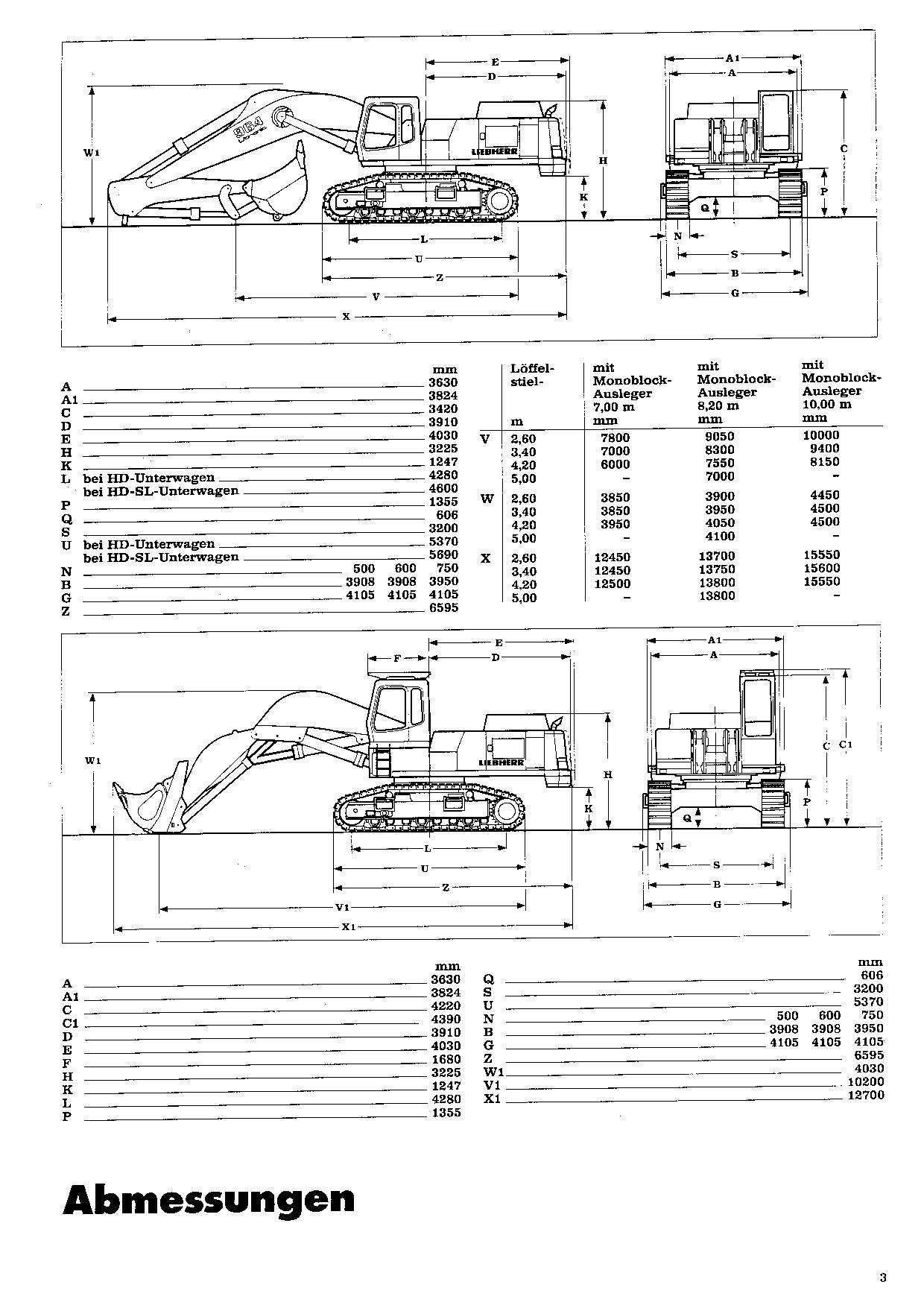 Liebherr R964 B Litronic Bagger Betriebsanleitung Wartungsanleitung