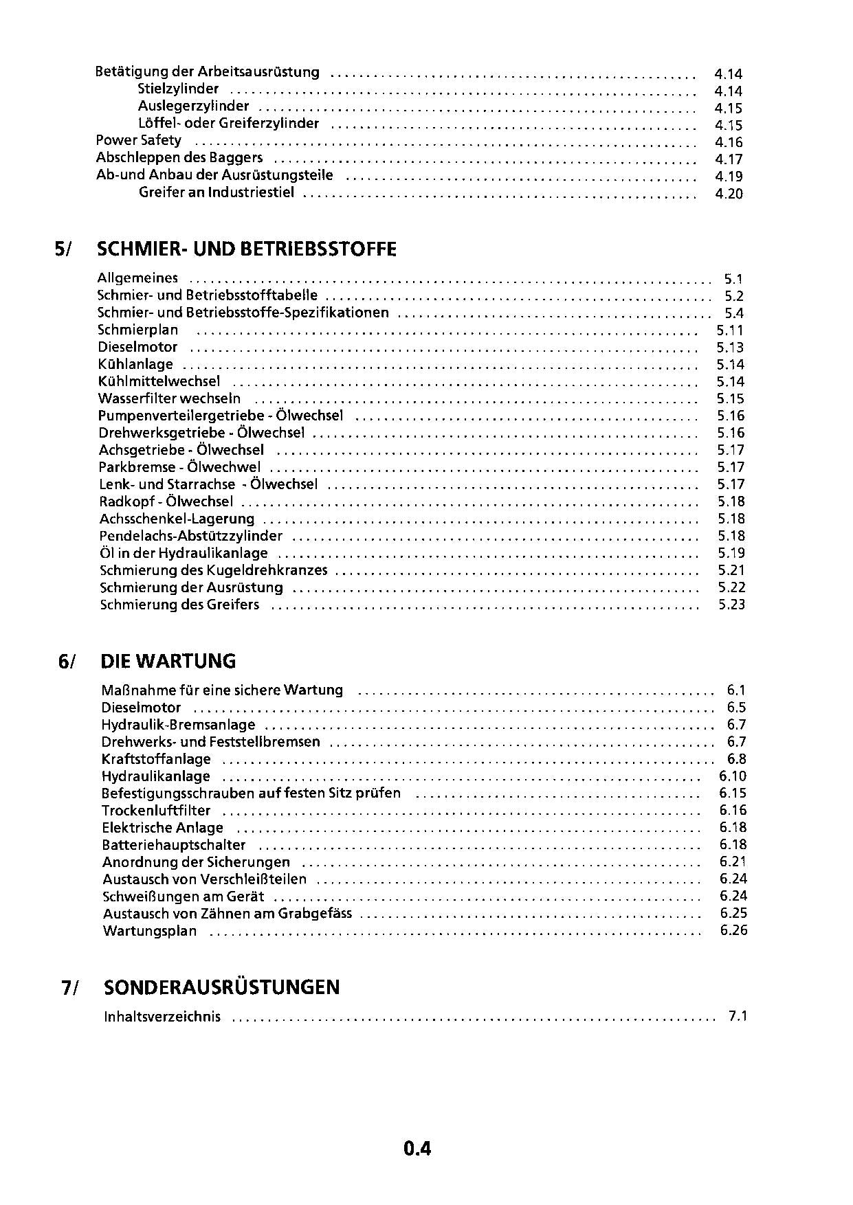 Liebherr A954 LITRONIC Hydraulikbagger Manuel d'instructions