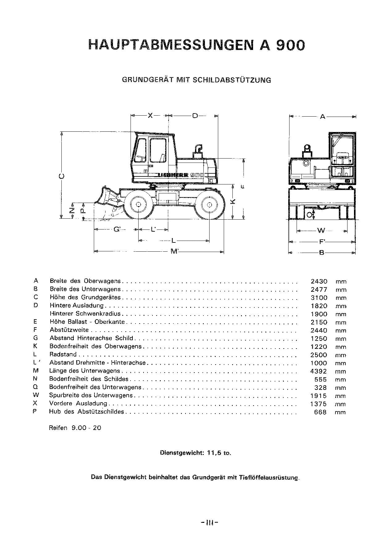 Liebherr A900 Hydraulik Mobilbagger Betriebsanweisung