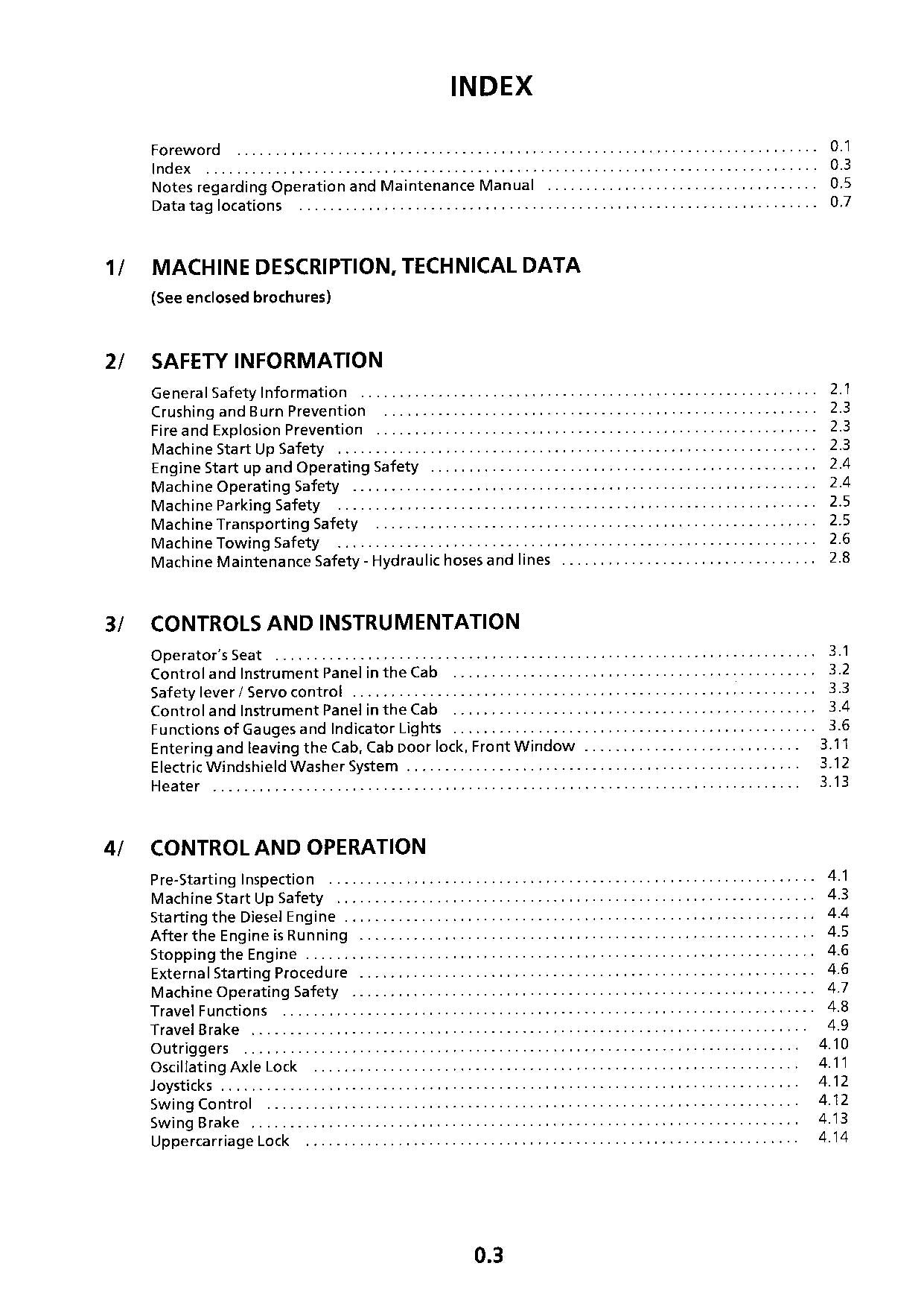 Liebherr A902 Industrial Excavator Operators manual