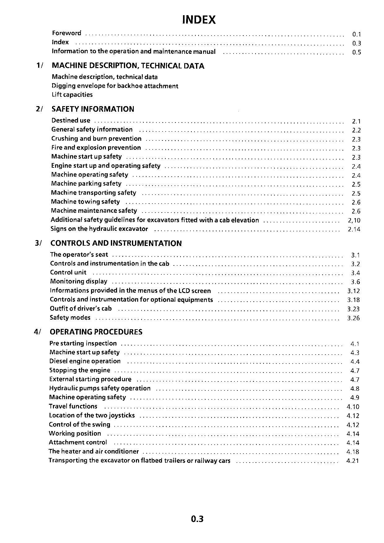 Liebherr R974 B Litronic Excavator Operators manual serial HR 951/10656