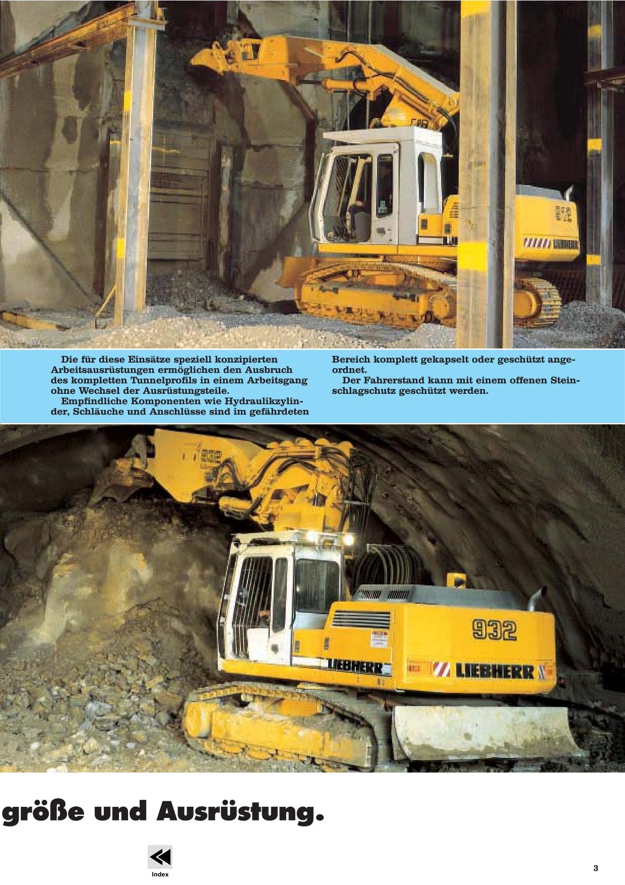 Liebherr R934 B Tunnel Raupenbagger Betriebsanleitung Wartungsanleitung 9995