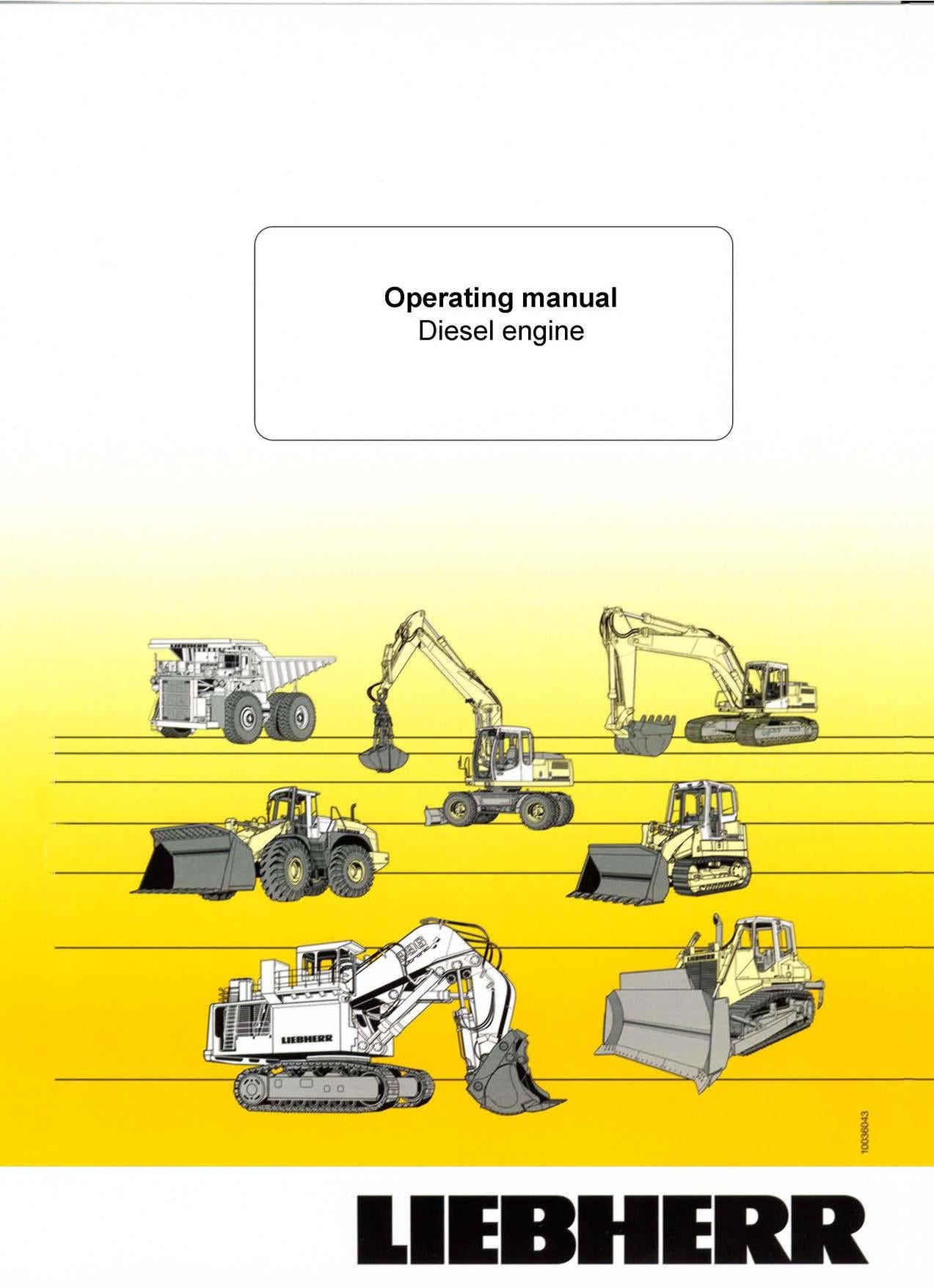 Liebherr D846 TI Motor Bedienungsanleitung