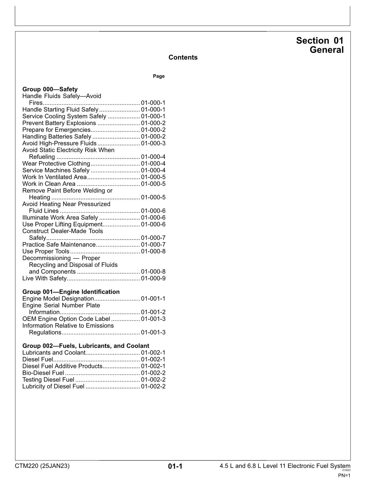 John Deere PowerTech 4.5 L 6.8 L Engine Fuel System Service Manual WORLDWIDE