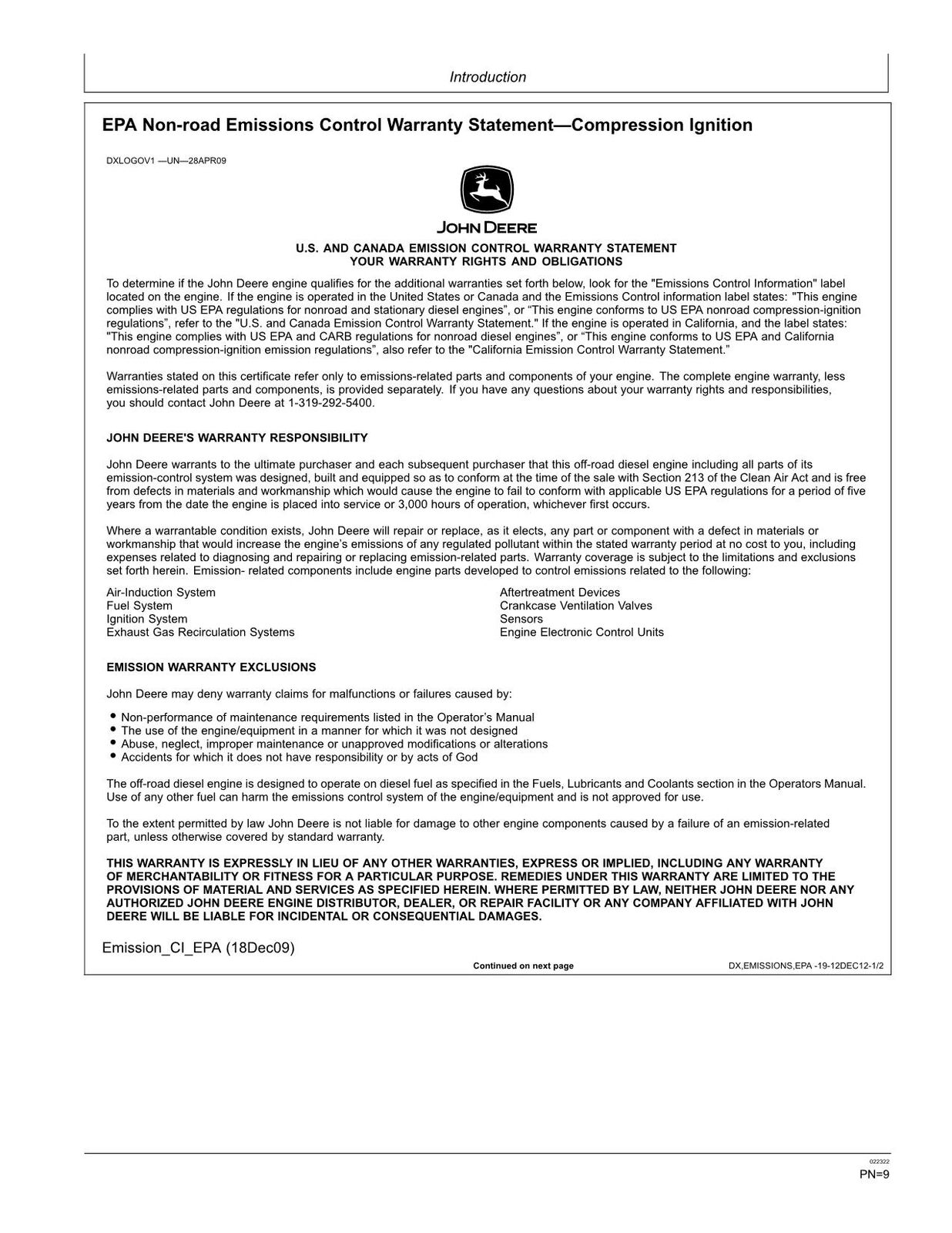 MANUEL D'UTILISATION DU CHARGEUR JOHN DEERE 544K #4 