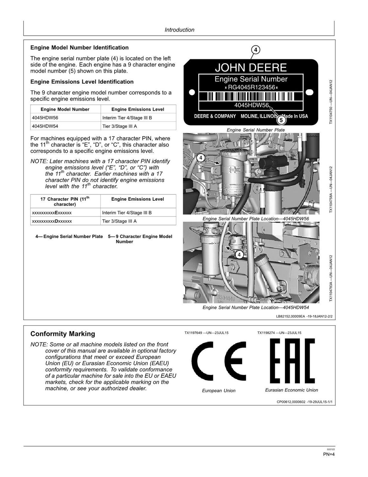 JOHN DEERE 444K LOADER OPERATORS MANUAL #2