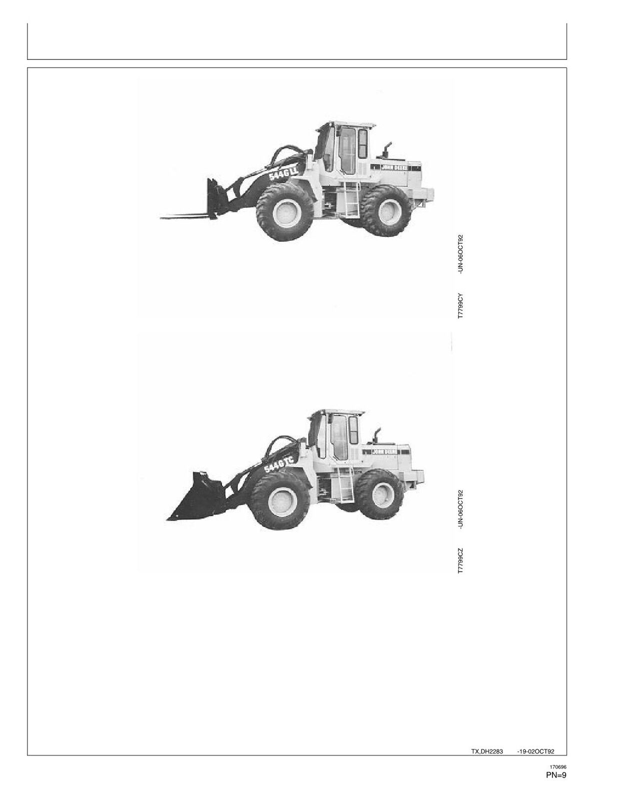 MANUEL D'UTILISATION DU CHARGEUR JOHN DEERE 544G 544GH 544GLL 544GTC 624G 644G 