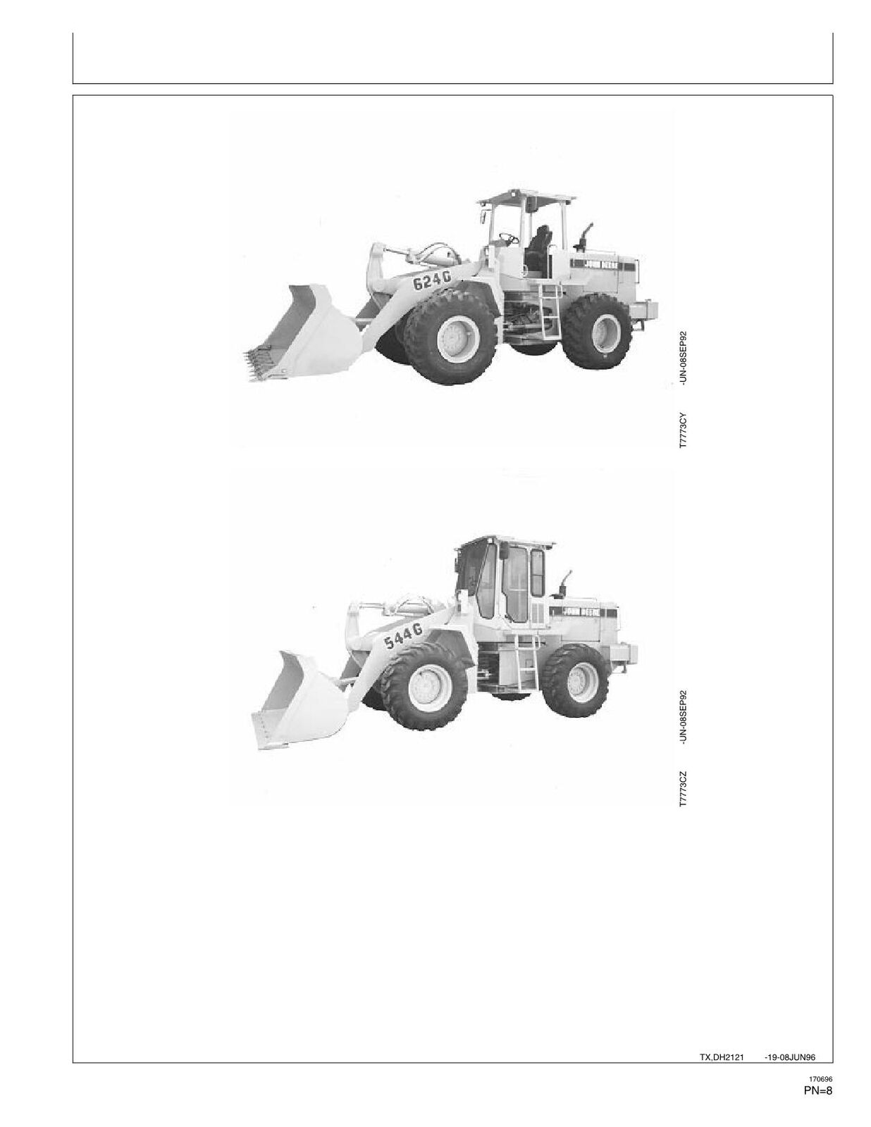 MANUEL D'UTILISATION DU CHARGEUR JOHN DEERE 544G 544GH 544GLL 544GTC 624G 644G 