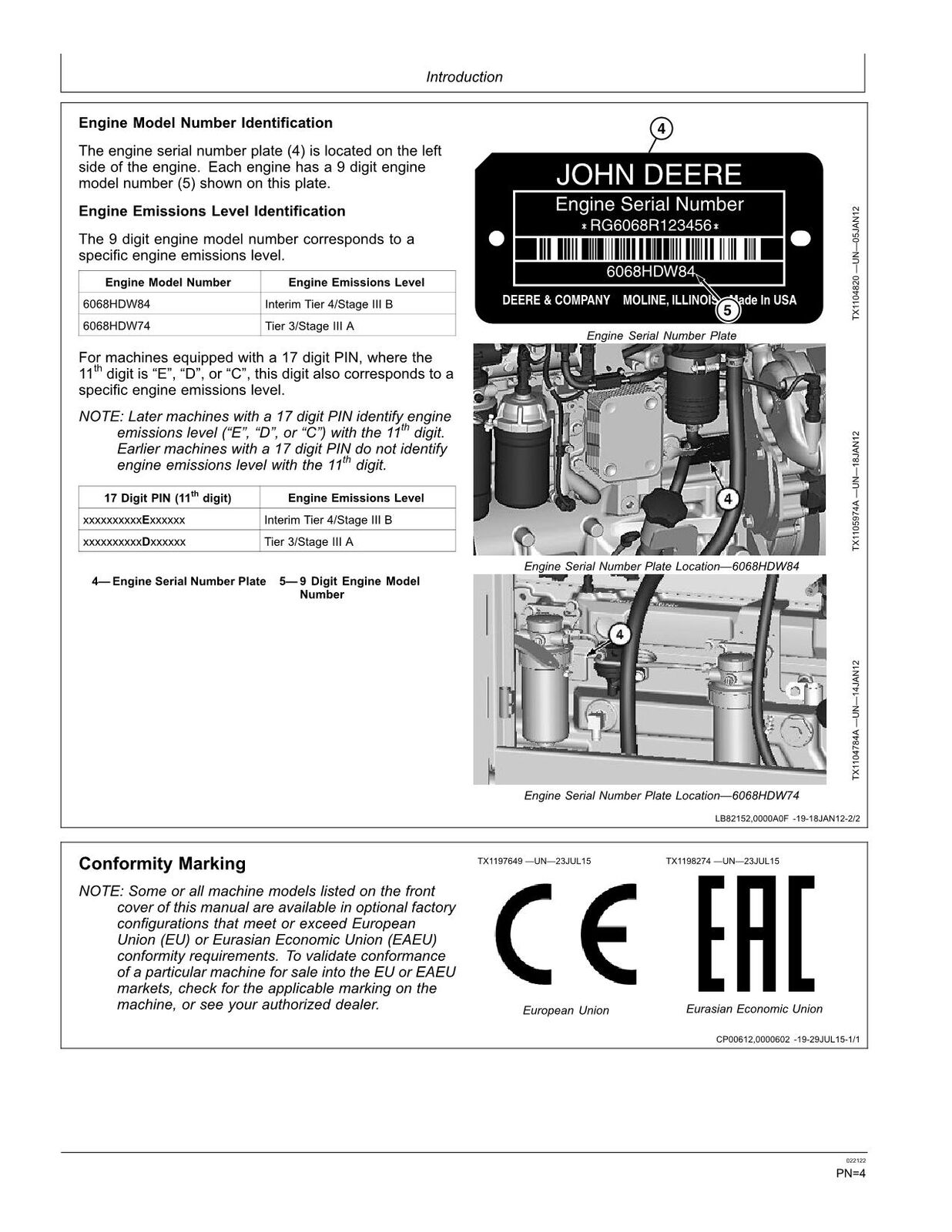 MANUEL D'UTILISATION DU CHARGEUR JOHN DEERE 544K #2 