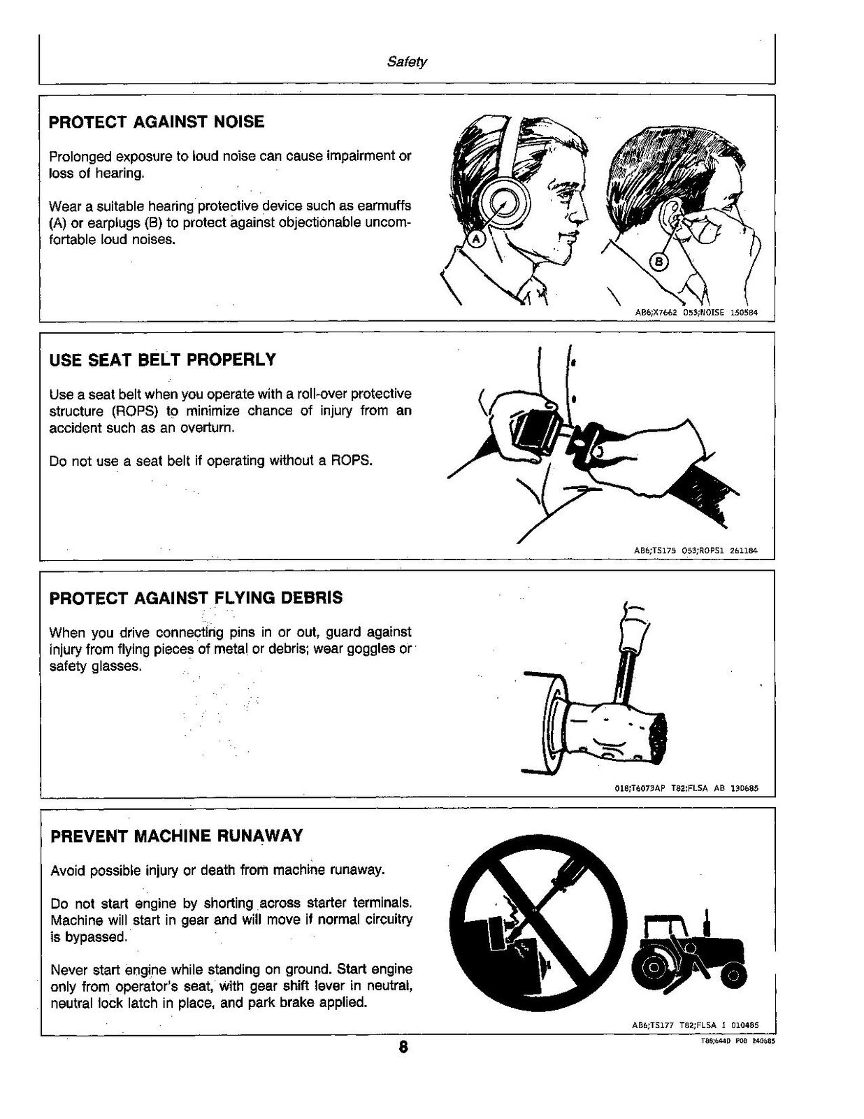 JOHN DEERE 644D LOADER OPERATORS MANUAL