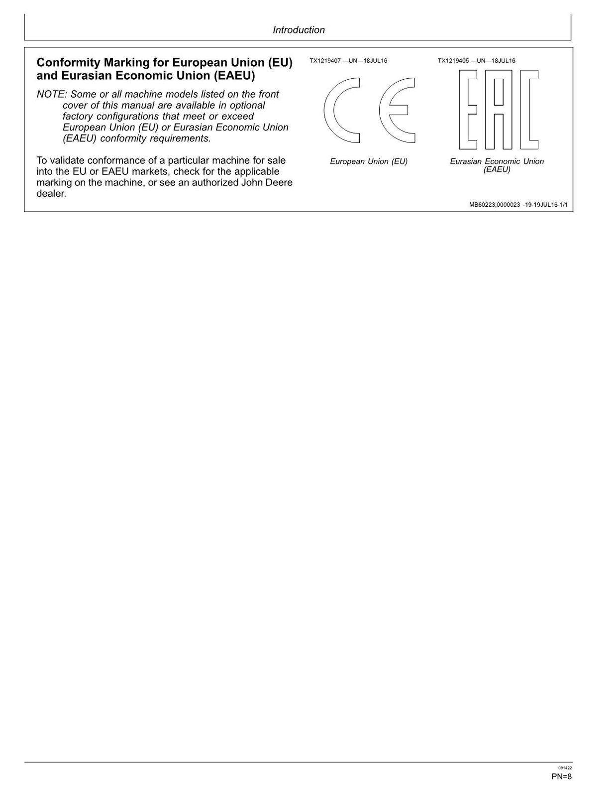 MANUEL D'UTILISATION DU CHARGEUR JOHN DEERE 204L 304L 