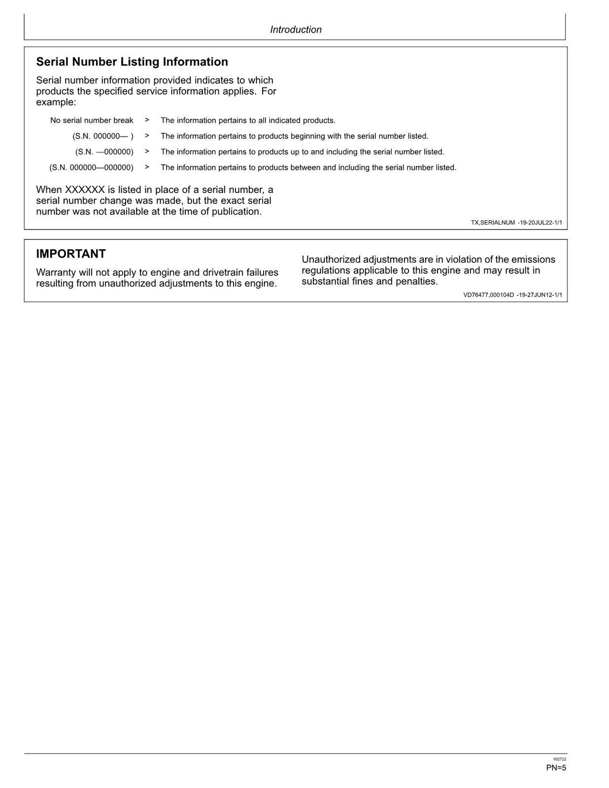 JOHN DEERE 524P LOADER OPERATORS MANUAL